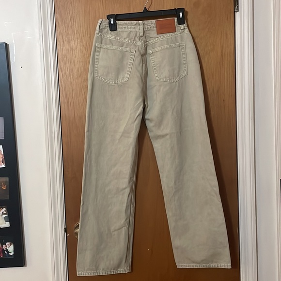 •PRINCESS POLLY•POSEIDON SLOUCH KHAKI DENIM 5-POCKET HIGH RISE JEAN SIZE 4 EUC - Picture 5 of 10